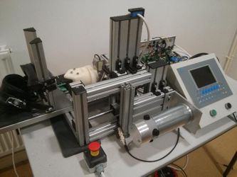Tube drilling machine