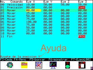 edit screen