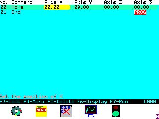 edit screen